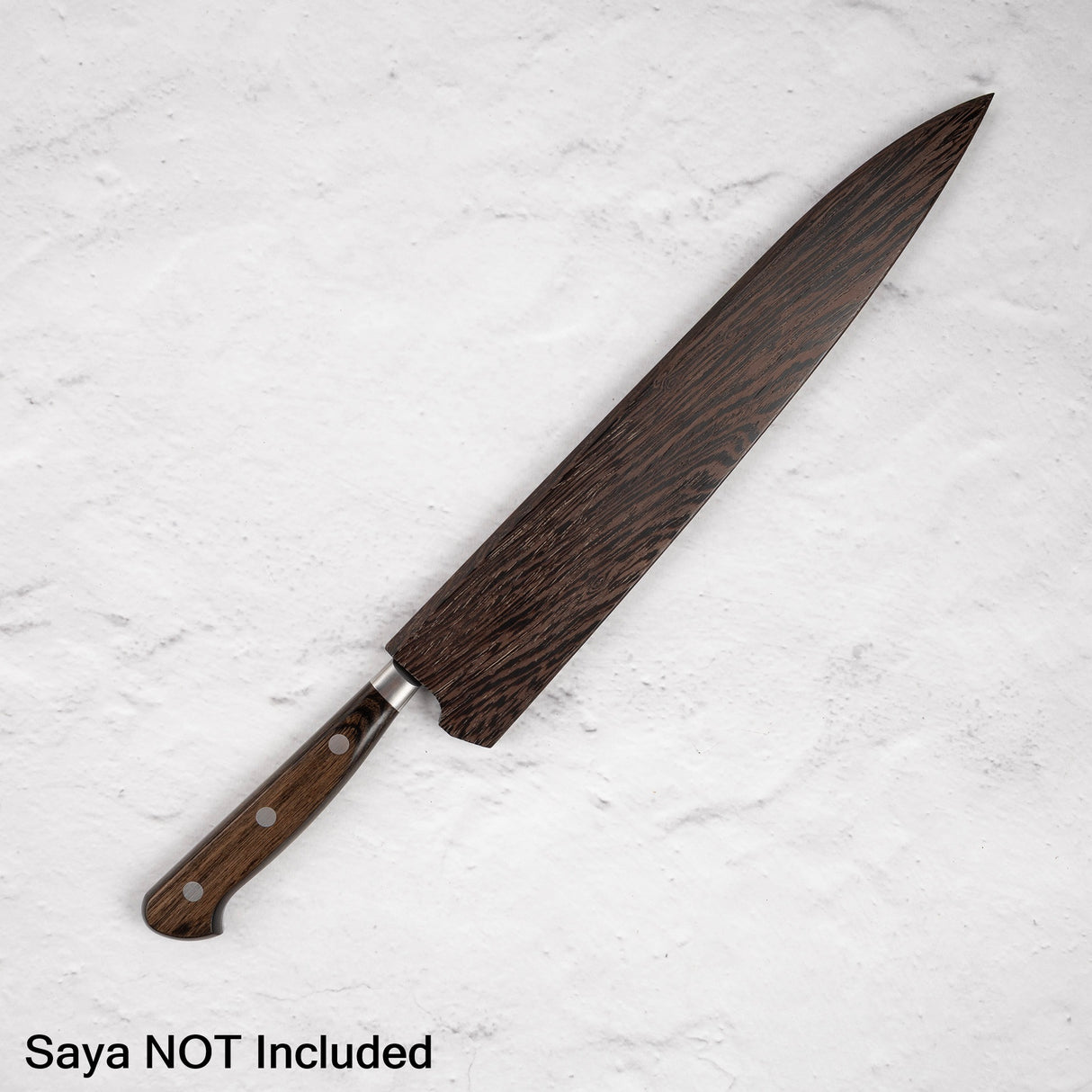 츠네히사 AUS8 츠치메 스지히키 240mm 브라운 웨스턴핸들