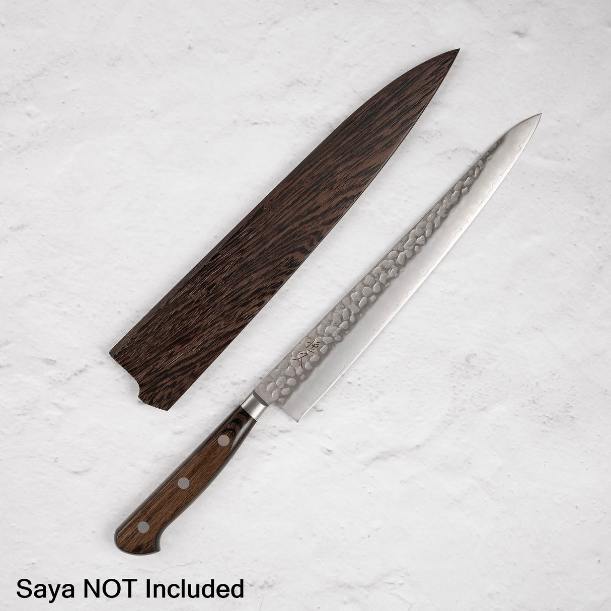 츠네히사 AUS8 츠치메 스지히키 240mm 브라운 웨스턴핸들