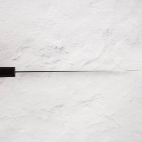 Tsunehisa White 1 Stainless Clad Migaki Gyuto 240 mm Ebony Handle