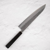 츠네히사 백1강 스텐클래드 츠치메 규토(셰프나이프) 240mm 에보니 핸들