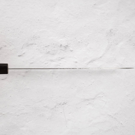 Tsunehisa White 1 Stainless Clad Tsuchime Gyuto 240 mm Ebony Handle