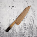 츠네히사 SLD 강 와시지 규토(셰프나이프) 210mm 번트 카시 핸들