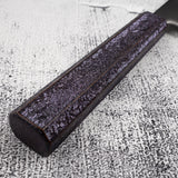 Tsunehisa White 1 S/S Clad Migaki Gyuto 240mm Purple Handle