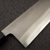 Yoshikane SKD Nashiji Nakiri 165mm Stainless Clad Ebony Handle