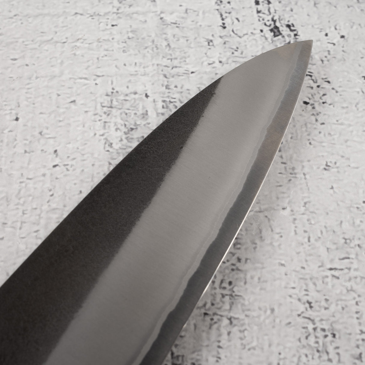 하츠코코로 x 요시카네 백2강 쿠로우치 나시지 스텐클래드 규토(셰프나이프) 210mm 에보니 핸들