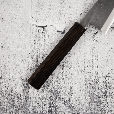 Yoshikane White 2 KU Nashiji Honesuki 150mm Stainless Clad Ebony by Hatsukokoro