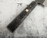 Yoshikane White 2 KU Nashiji K-tip Gyuto 210mm Carbon Fiber Handle