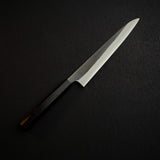 Yoshikane White 2 KU Nashiji Sujihiki 240mm, Stainless Clad Ebony by Hatsukokoro