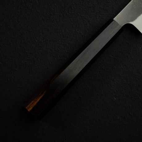 Yoshikane White 2 KU Nashiji Sujihiki 240mm, Stainless Clad Ebony by Hatsukokoro