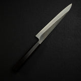 Yoshikane White 2 KU Nashiji Sujihiki 240mm, Stainless Clad Ebony by Hatsukokoro