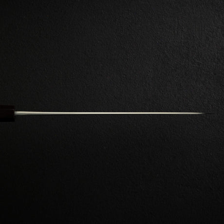 Yoshikane White 2 KU Nashiji Sujihiki 240mm, Stainless Clad Ebony by Hatsukokoro
