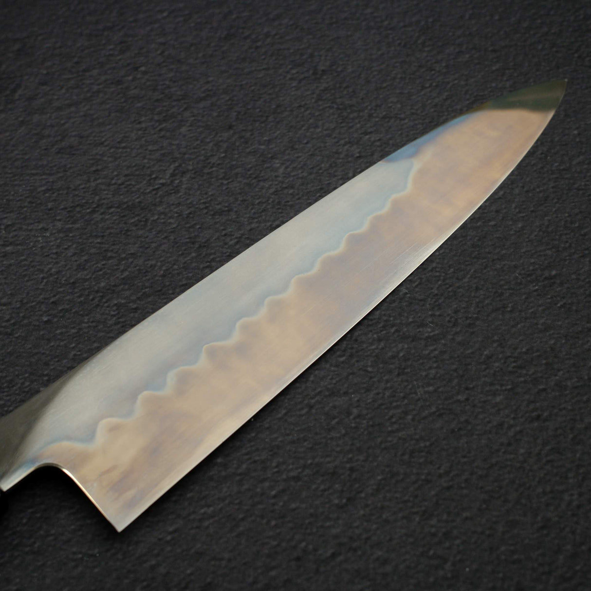 Exotic: Yoshikazu Ikeda White 1 Mizu-Honyaki Kachikaeshi Gyuto 240mm Ebony Set