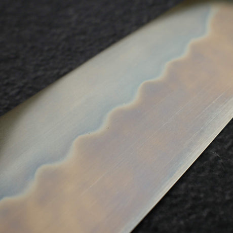 Exotic: Yoshikazu Ikeda White 1 Mizu-Honyaki Kachikaeshi Gyuto 240mm Ebony Set