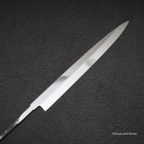 이케다 요시카즈 단렌쇼 백1강 물결 하몬 미즈혼야키 야나기바(사시미칼) 300mm 날만