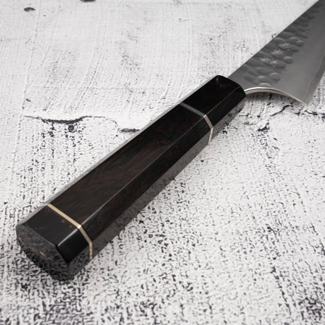 Yoshimi Kato Ginsan Tsuchime Honesuki  Double-bevel 150mm
