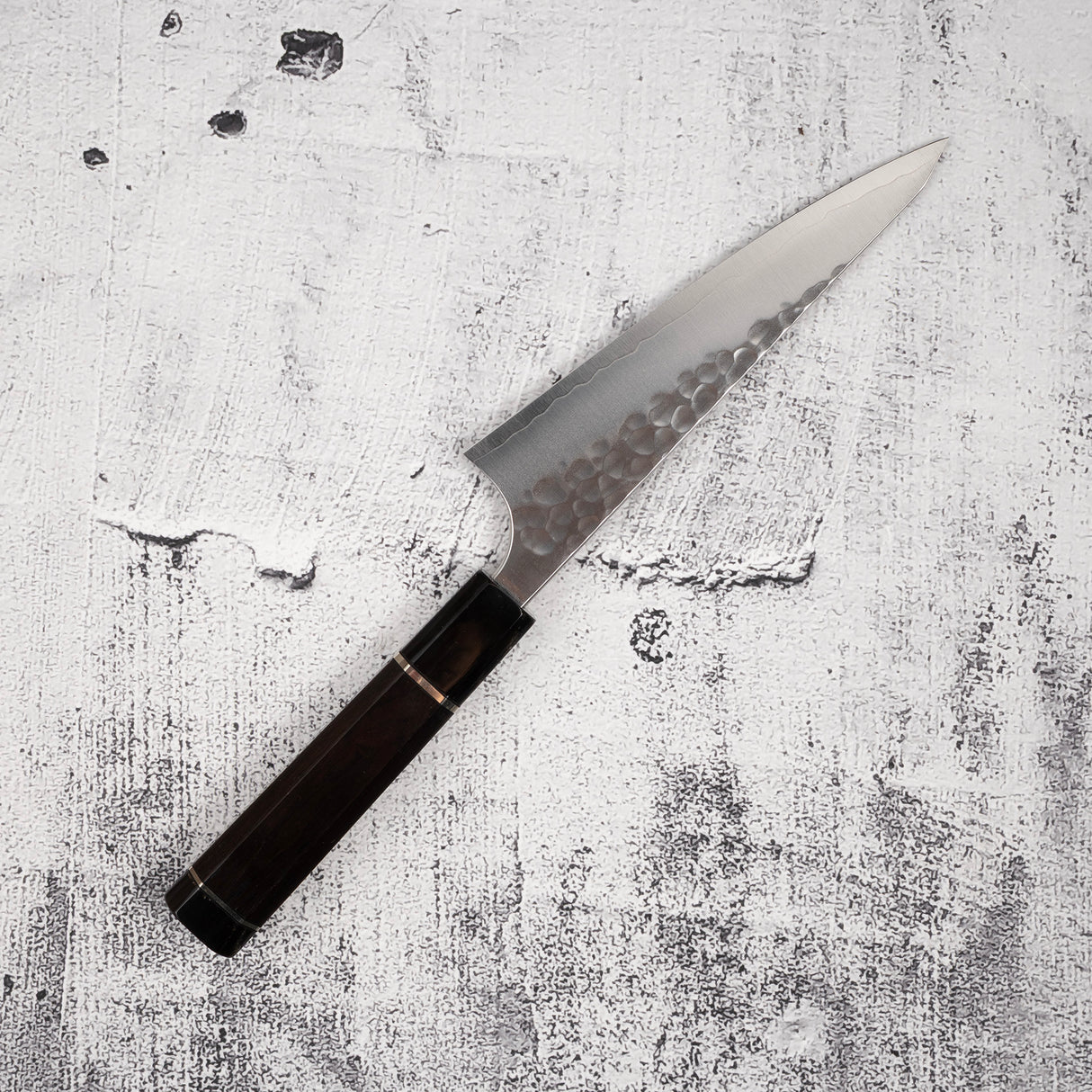 Yoshimi Kato Ginsan Tsuchime Honesuki  Double-bevel 150mm
