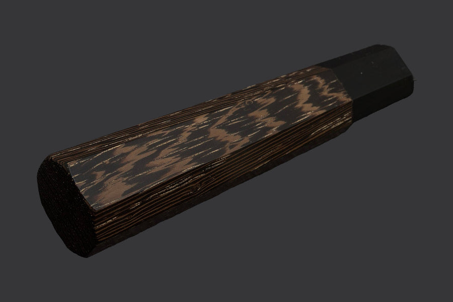 Octagonal Wenge Handle Black Ferrule handle