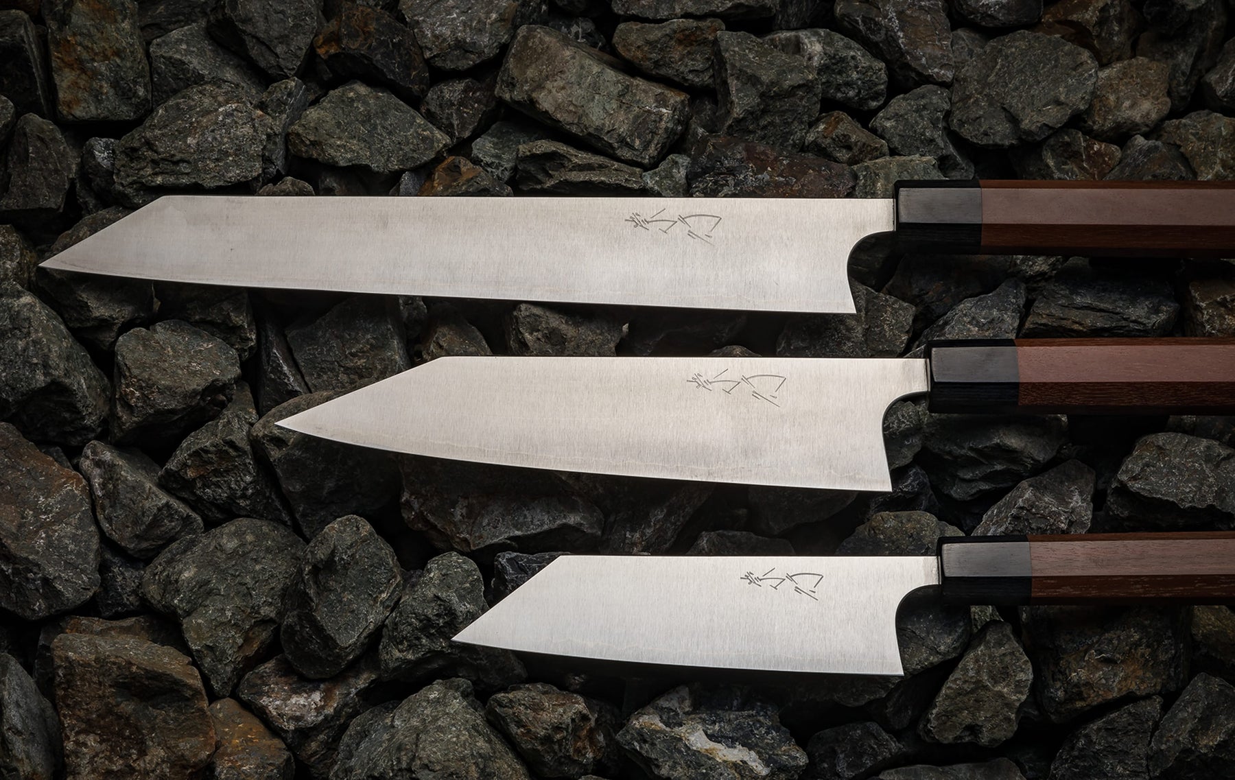 팔각 로즈우드 핸들 Japanese knife handle