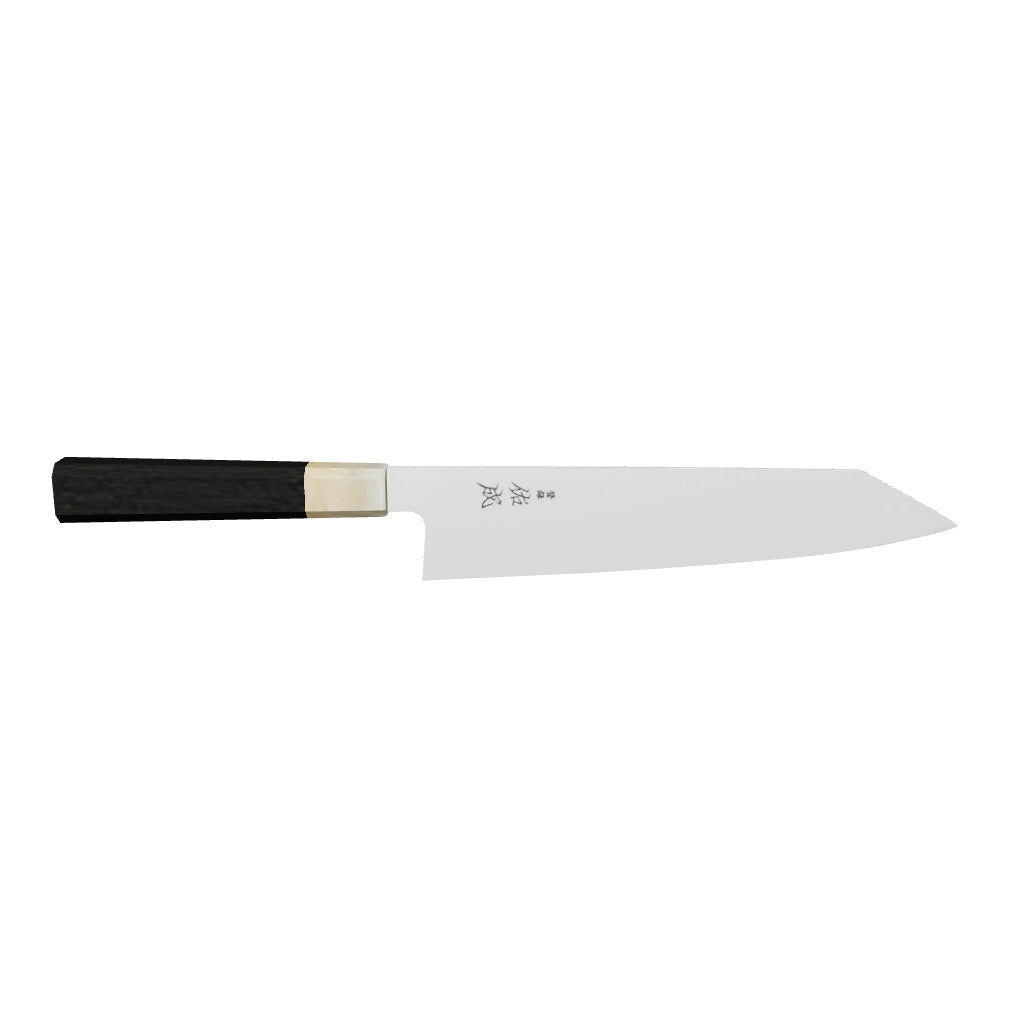 스케나리 SG2 헤어라인 K팁 규토(셰프나이프) 240mm 에보니 핸들 블론드/마블 페룰 3D 모델