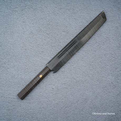 K&S Magnetic Sakimaru Saya  & Handle Set Stabilized Curly Maple / Ebony / Pau Rosa