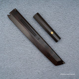 K&S Magnetic Sakimaru Saya  & Handle Set Stabilized Curly Maple / Ebony / Pau Rosa