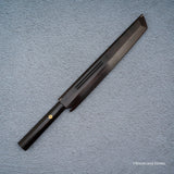 K&S Magnetic Sakimaru Saya  & Handle Set Stabilized Curly Maple / Ebony / Pau Rosa