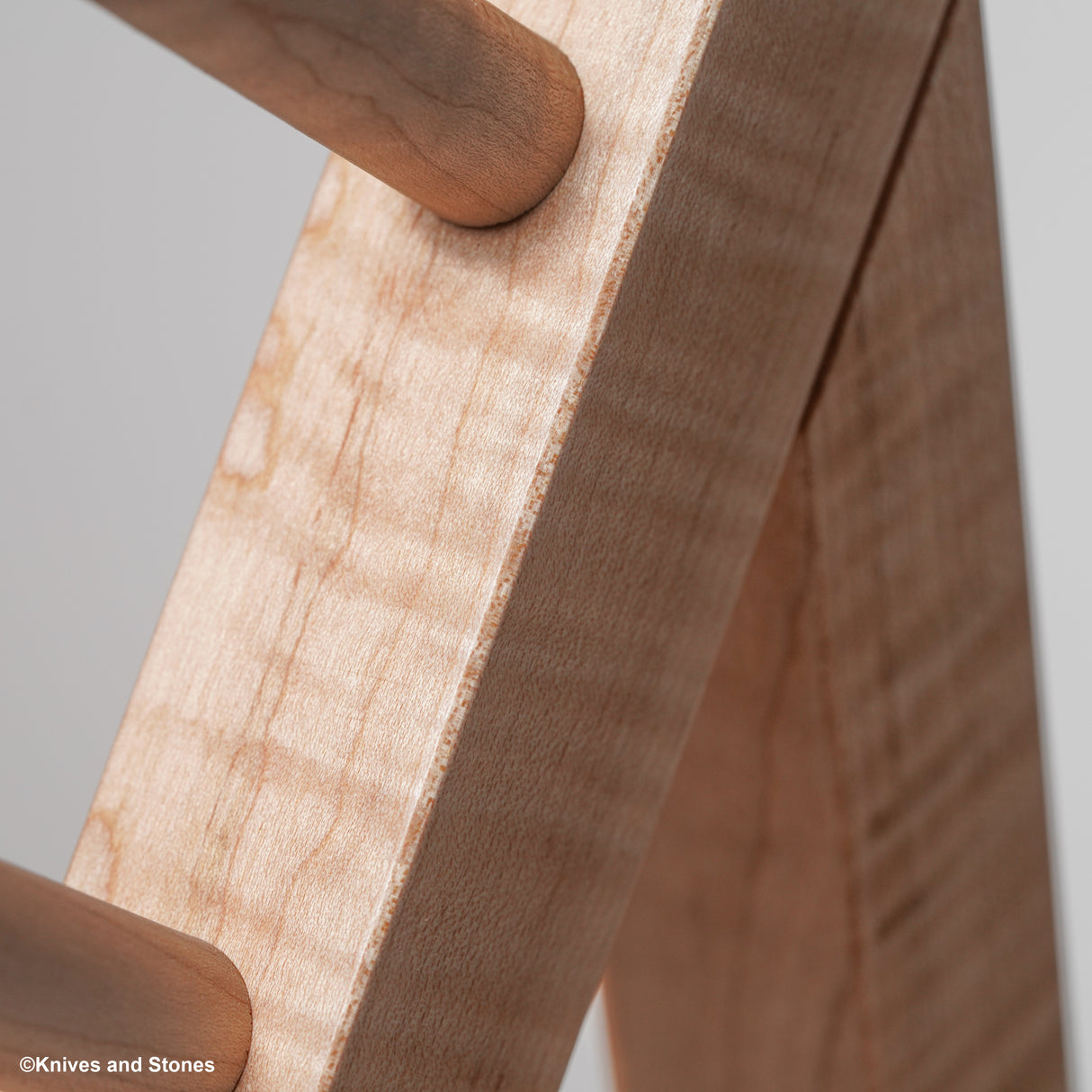 K&S Hardwood Knife Stand (Rack) 6 Slots