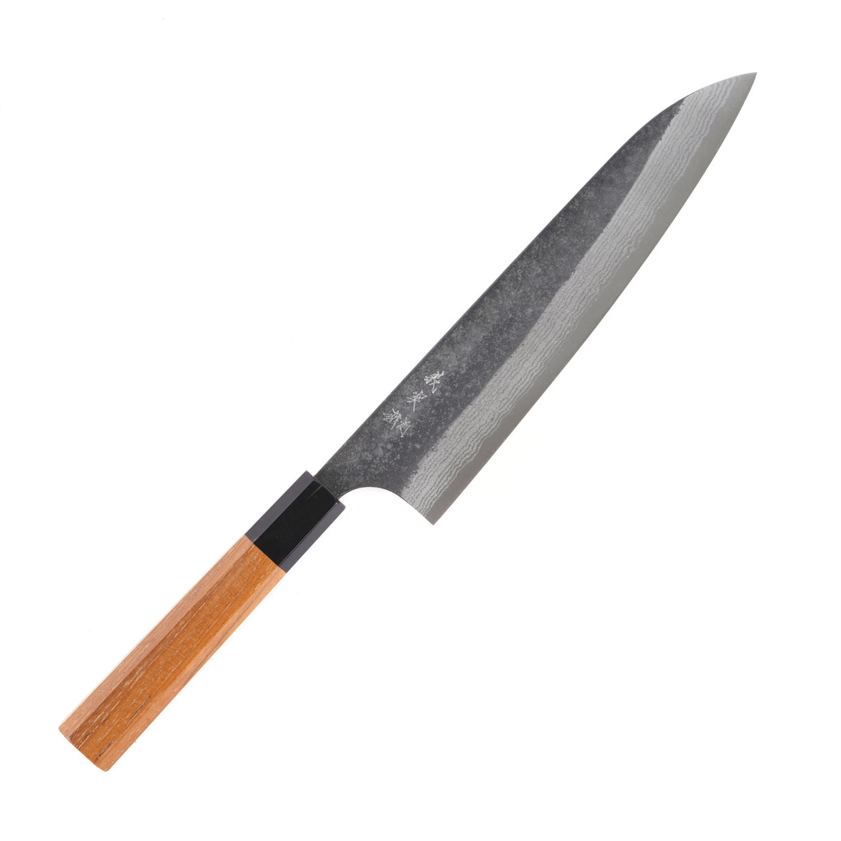 Yoshimi Kato Aogami Super Kurouchi Damascus Gyuto 210/240 mm
