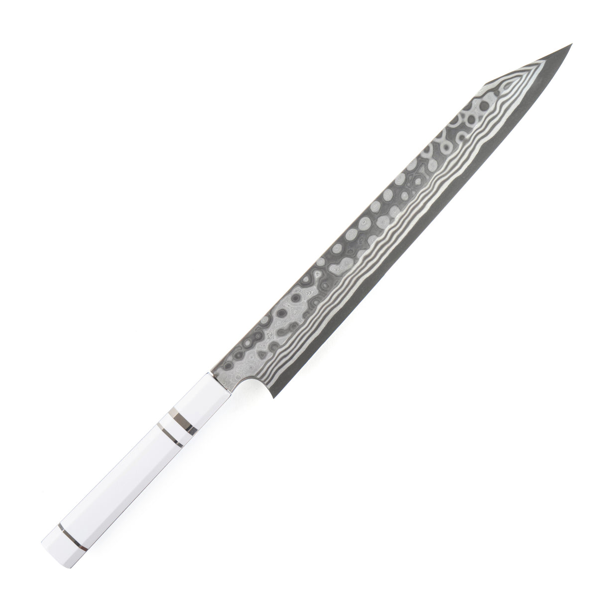 니가라 안몬 트롤 킬러 청지강 다마스커스 키리츠케 야나기바(사시미칼) 300mm 코리안 핸들