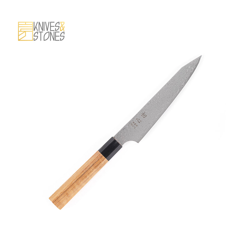 하츠코코로 SG2 경면 다마스커스 K팁 페티 150mm 티크우드 핸들