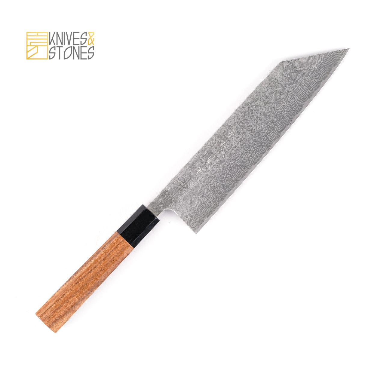 카모 시로 하모노 신키로 쿠로쿠모 R2 블랙 다마스커스 K팁 규토(셰프나이프) 210mm